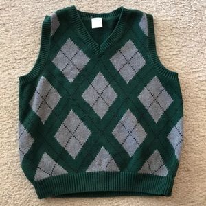Boys argyle sweater
